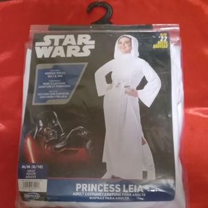 Star wars princess Leia adult costume size medium official